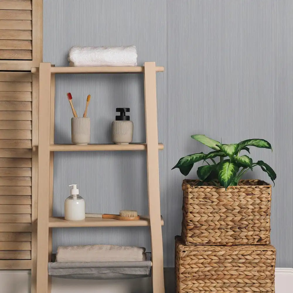 Grey Linen Gloss 100cm x 240cm Wet Wall Panel Wet Walls & Ceilings