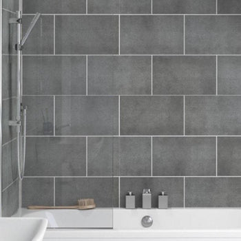 Dark Grey Stone Tile Effect Wall Packs - Wet Walls & Ceilings