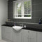 Anthracite York Tile Effect 50cm Wall Panel