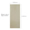 Beige Carrara Supergloss 1m Solid Core Wall Panel