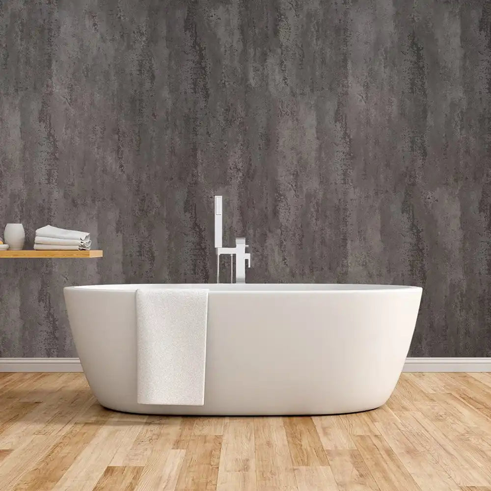 Retro Silver Matt 100cm x 240cm Wet Wall Panel Wet Walls & Ceilings