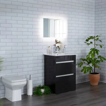 White London Tile Grout Line 1m Wall Panel