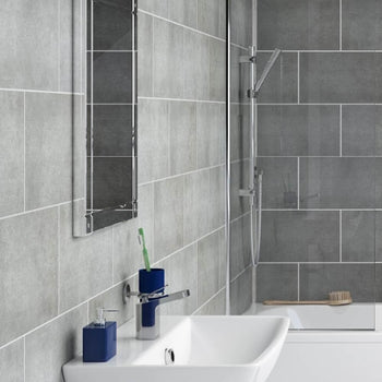 Grey Stone Tile Effect 7 Pack Package Deal - Wet Walls & Ceilings