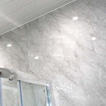 Grey Marble Wall Panel Pack - Wet Walls & Ceilings