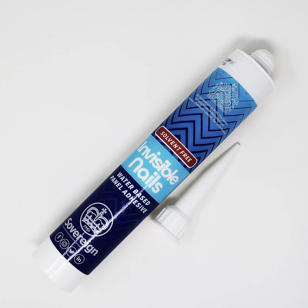 Sovereign Solvent Free Invisible Nails Adhesive Wet Walls & Ceilings
