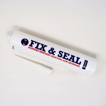 Fix & Seal Clear Silicon Sealant - Wet Walls & Ceilings