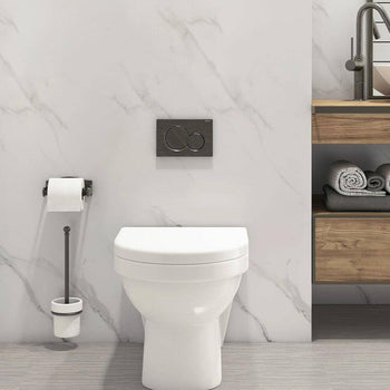 Matt Carrara Marble 1m Wide Wall Panel - Wet Walls & Ceilings