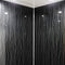 Black Gloss Silver Strings Wall Panel Packs - Wet Walls & Ceilings