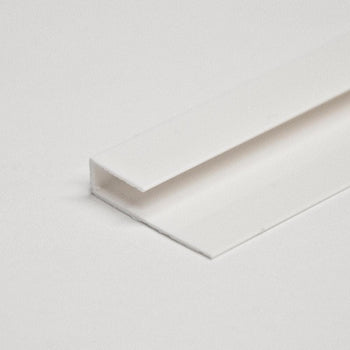 8mm End Cap Trim White - Wet Walls & Ceilings